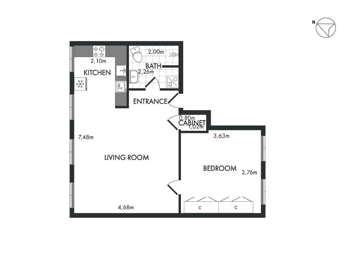 Sanders Alley - One-bedroom In Latin Quarter *
